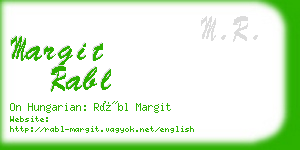 margit rabl business card